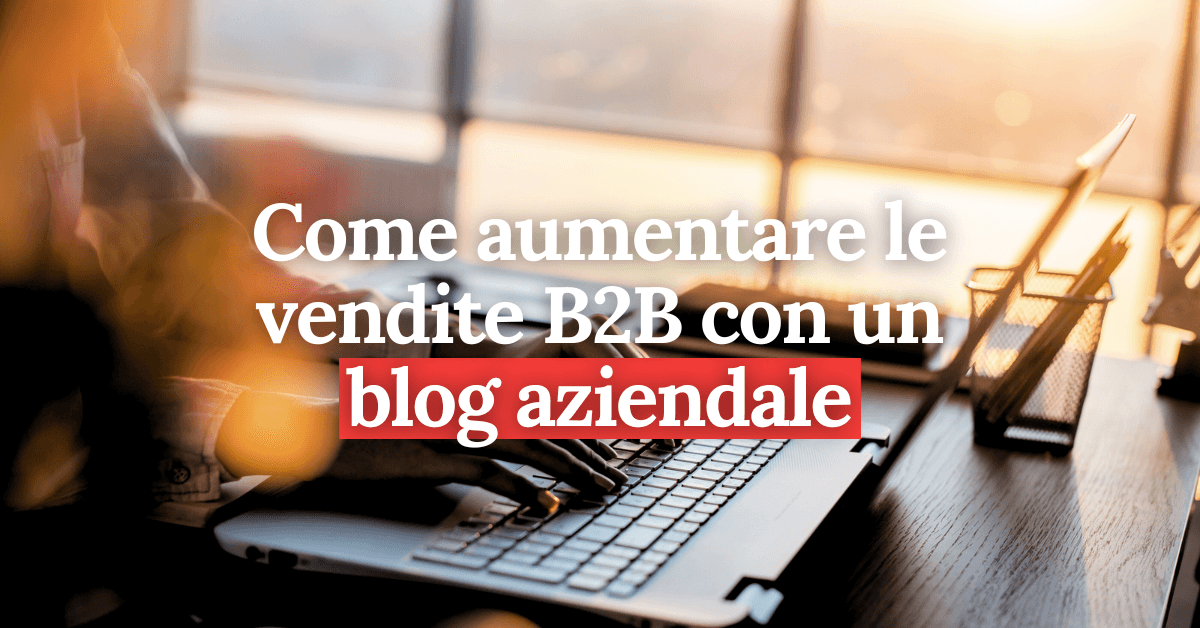 blog aziendale B2B